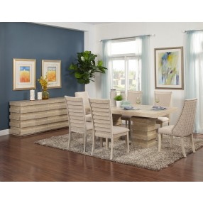 Alpine Furniture Chiclayo Slat Back Side Chairs - Set of Two - Lifestyle