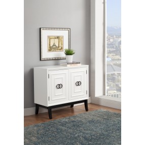 Alpine Furniture Zen Accent Chest in White - Lifestyle