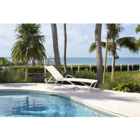 Hospitality Rattan Patio Athens Chaise Lounge Outdoor