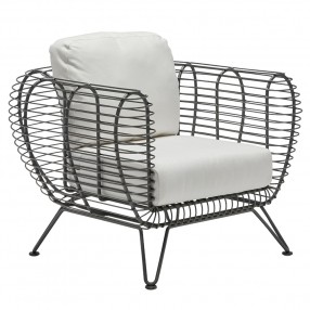 Woodard Latitude Lounge Chair - Angled and Zoomed