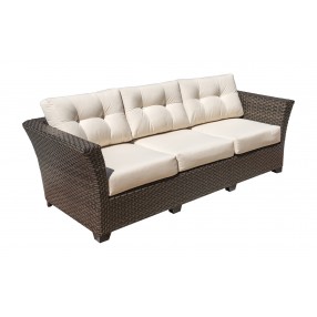 Hospitality Rattan Patio Fiji Sofa with Cushions