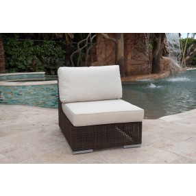 Hospitality Rattan Patio Soho Modular Armless Chair