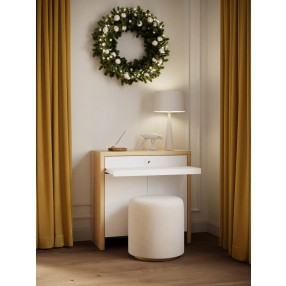 TemaHome Olival Desk in Melamine Light Oak & White - Lifestyle