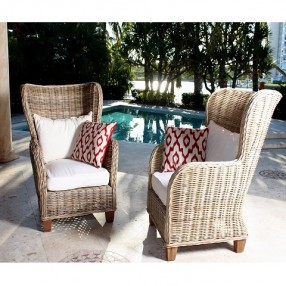 Nova Solo Wickerworks King Chair - Lifestyle Outdoor