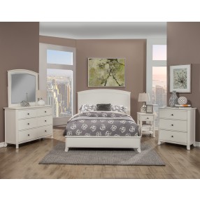 Alpine Furniture Baker Mirror in White - Lifestyle