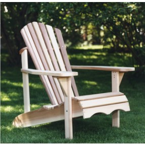 All Things Cedar Western Red Cedar Outdoor Adirondack Chair