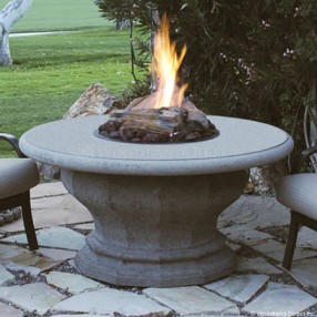 American Fyre Designs Inverted Firetable W/ Concrete Top