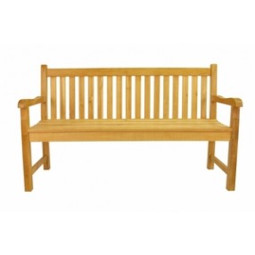Anderson Teak Classic 4-Seater Bench - Front