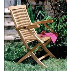 Anderson Teak Classic Medium Folding Armchair