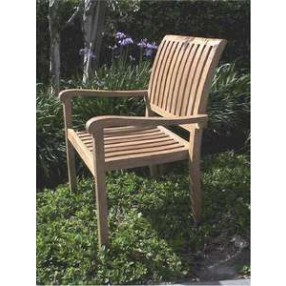 Anderson Teak Aspen Stackable Armchair - Set of Four