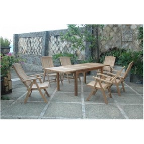 Anderson Teak Katana 7-Piece Outdoor Dining Set