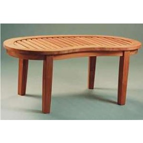 Anderson Teak Kidney Curve Table