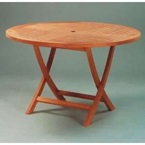 Anderson Teak Bahama 47-inch Round Folding Table