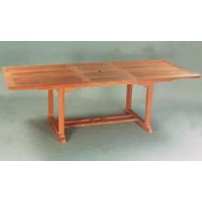 Anderson Teak Valencia 117-inch Rectangular Table with Double Extensions