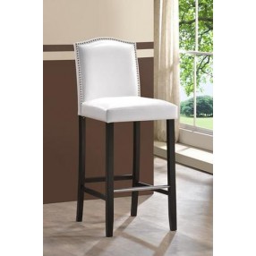 Baxton Studio Libra Modern Barstool w/ Nailhead Trim - Set of 2