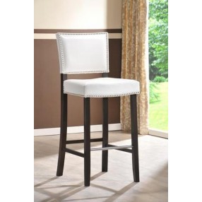Baxton Studio Aries Modern Barstool w/ Nailhead Trim - Set of 2