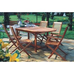 International Home Miami Amazonia Milano Extendable Seven Piece Set