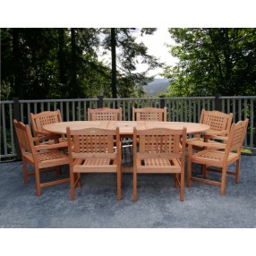 International Home Miami Amazonia Milano Grand Extendable Table Set Porto