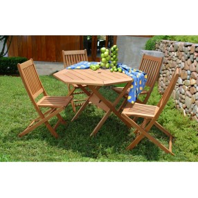 International Home Miami Amazonia Milano Octogon 5 Piece Set