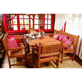 International Home Miami Amazonia Milano Rectangular Porto 5 Piece Set