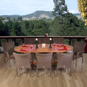 International Home Miami Amazonia Rennaisance 9-pc Dining Set