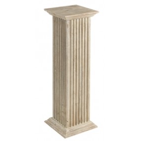 Cooper Classics Square Fluted Pedestal 30"
