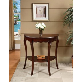 All Things Cedar Half Moon Console Table
