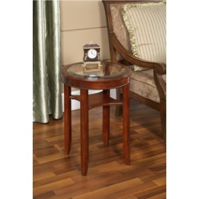 All Things Cedar Glass Tea Table