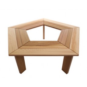 All Things Cedar 5-Sided Tree Bench
