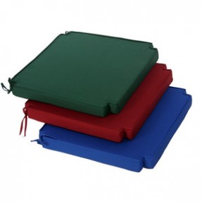 All Things Cedar Dining Chair Cushion - (Green, Red, Blue)