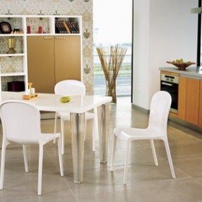 Compamia Victoria Polycarbonate Modern Dining Chair - Set of 2
