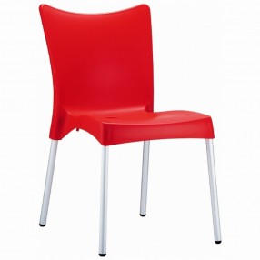 Compamia Juliette Resin Dining Chair Red - Set of 2
