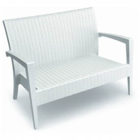 Compamia Miami Resin Loveseat White