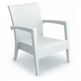 Compamia Miami Resin Club Chair White - Set of 2