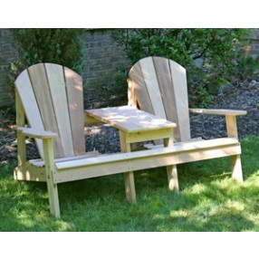 Creekvine Designs Cedar Adirondack Settee