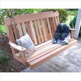 Creekvine Designs 5-Inch Cedar Classic Porch Swing