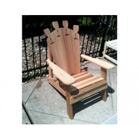 Creekvine Designs Cedar Wine Glass Adirondack Chair