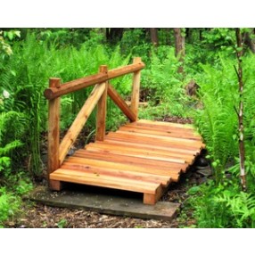Creekvine Designs 8' Cedar Trail Bridge