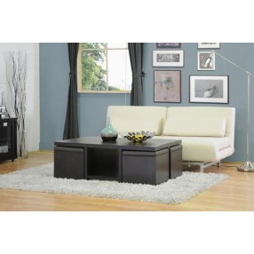 Baxton Studio Prescott Modern Table and Stool Set
