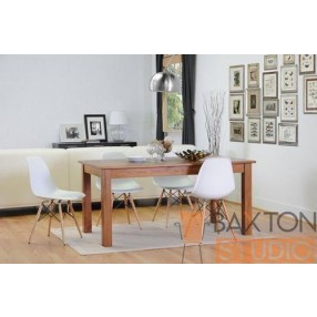 Baxton Studio Azzo White Plastic Accent Chair