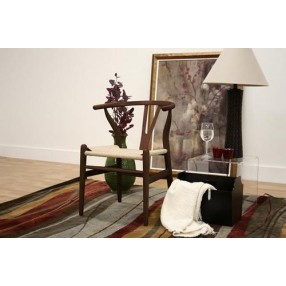 Baxton Studio Mid-Century Modern Wishbone Chair