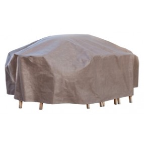 Duck Covers Elite Patio Table and Chair Set Cover - Rectangle - Up to 91"L x 64"W