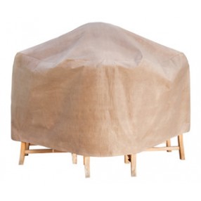 Duck Covers Elite Patio Table and Chair Set Cover - Square - up to 71L x 71"W
