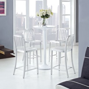 Modway Deck Counter Stool Set of 4