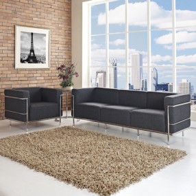 Modway Charles Armchair and Sofa Set of 2