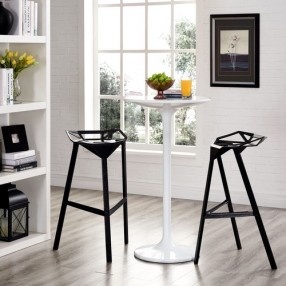 Modway Launch Stacking Bar Stool Set of 2