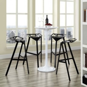 Modway Launch Stacking Bar Stool Set of 4