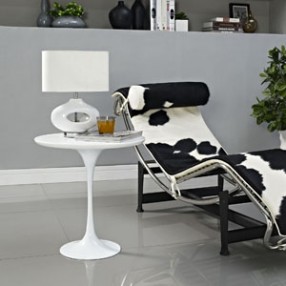 Modway Lippa Side Table in White