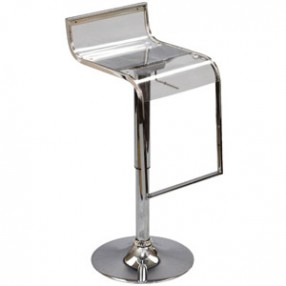 Modway LEM Acrylic Bar Stool in Clear