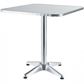 Modway Strata Pub Table in Silver